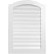 Ekena Millwork Arch Top Surface Mount PVC Gable Vent: Non-Functional, w/ 3-1/2"W x 1"P Standard Frame, 28"W x 38"H GVPAR28X3801SN - alternate 1